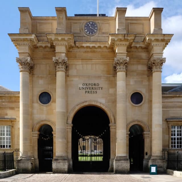 Entrance to Oxford University Press