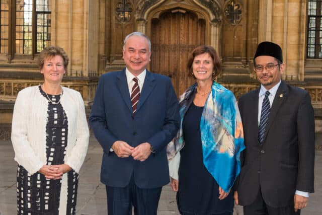 Sultan Nazrin Shah with Louise Richardson