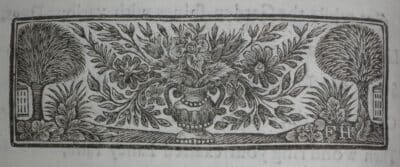 Floral printer's ornament.