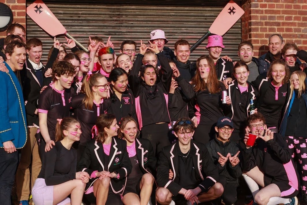 Worcester College Boat Club celebrating success