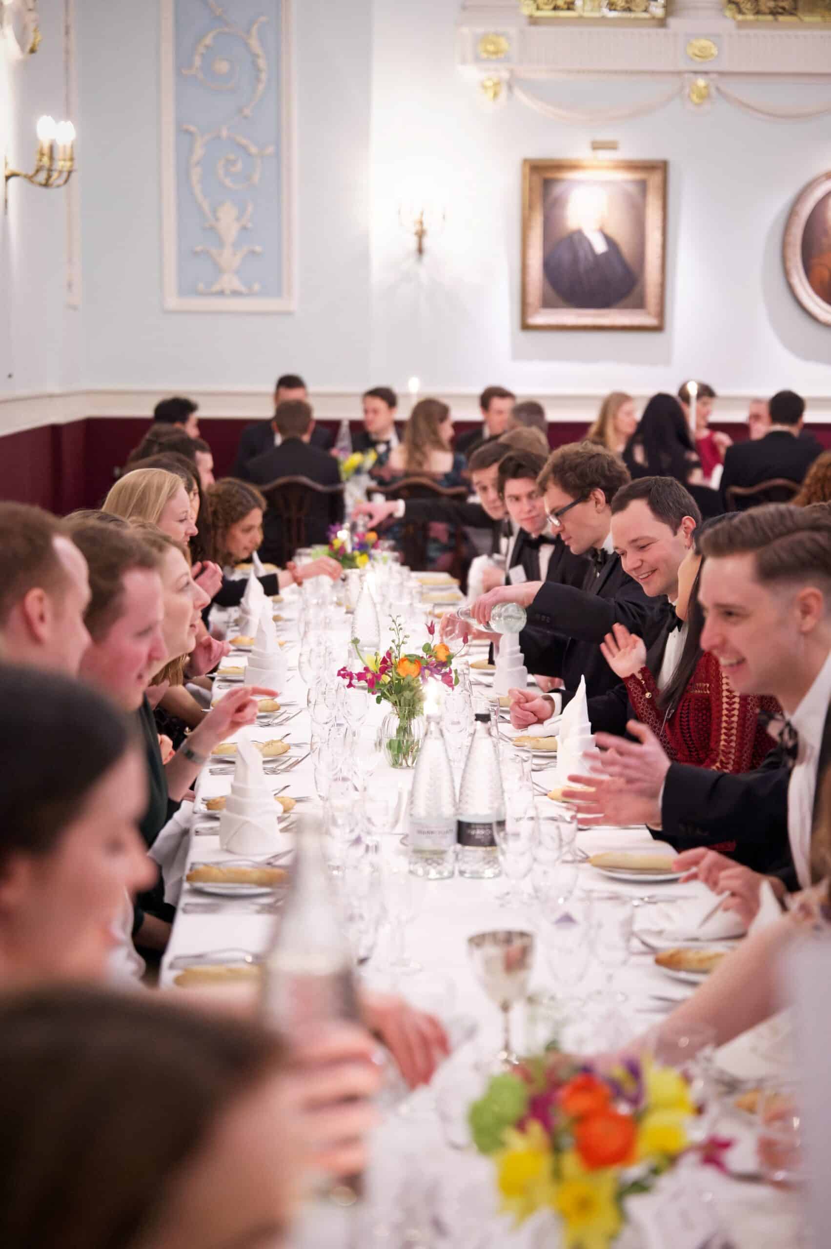 Formal dinner in the Hall