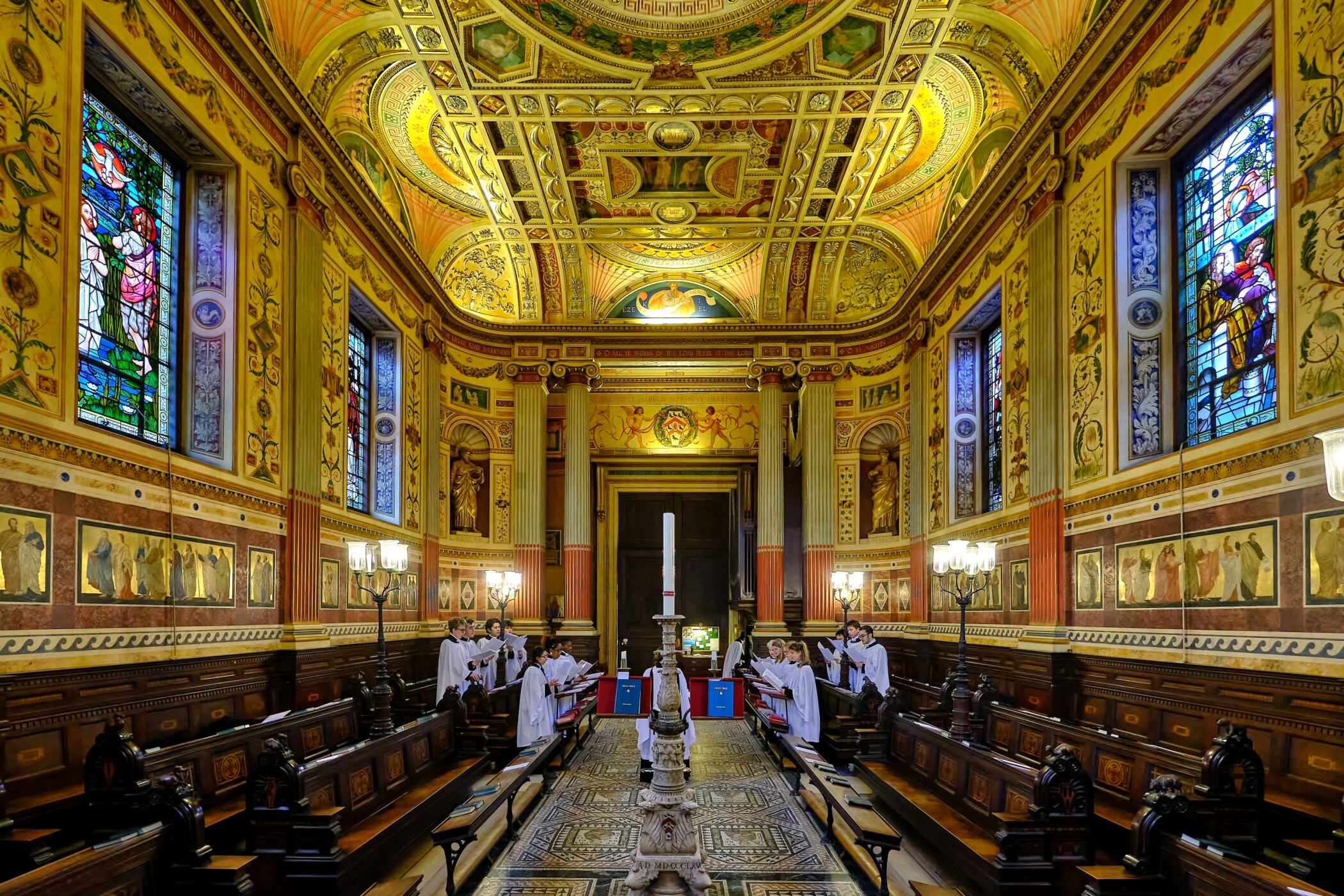 Choir singing in Chapel