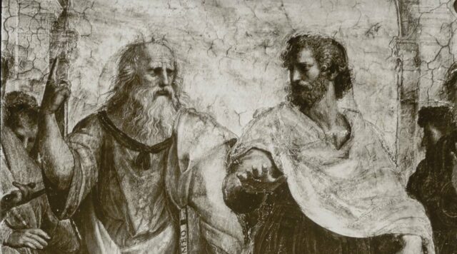 Plato and Aristotle from Raphael's The School of Athens