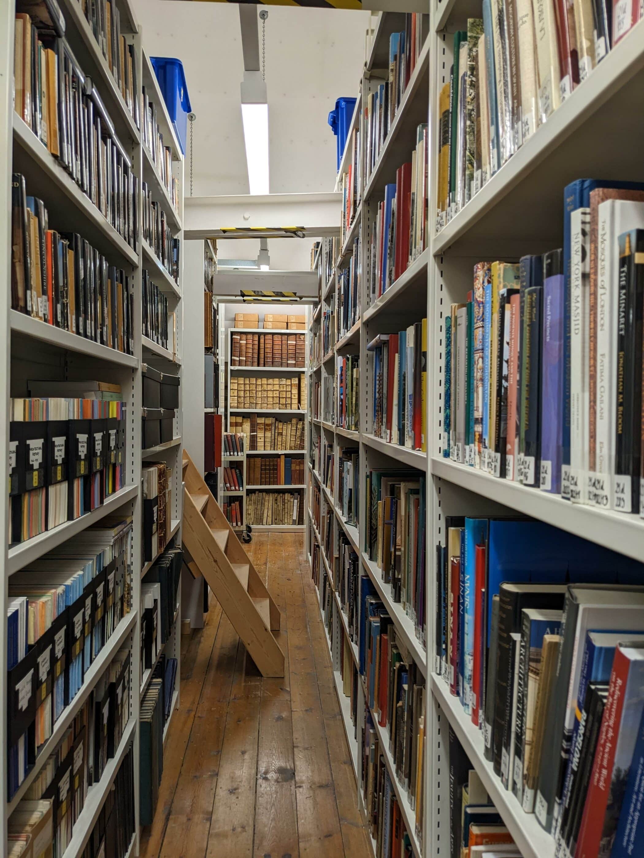 Library stacks