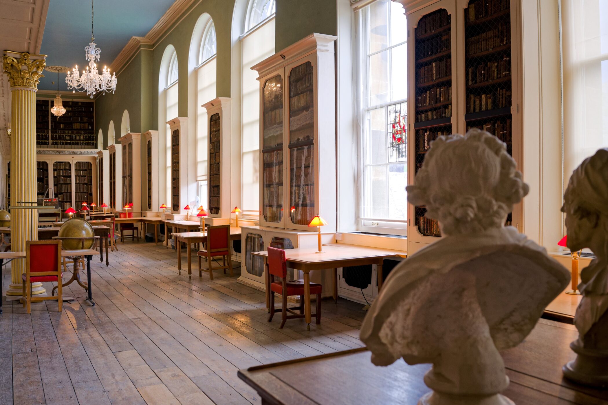 Library reading room