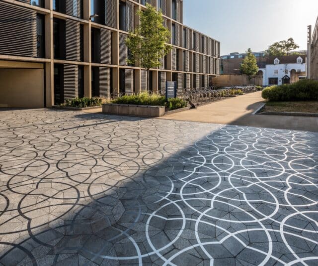 Penrose paving at the Mathematical Institute