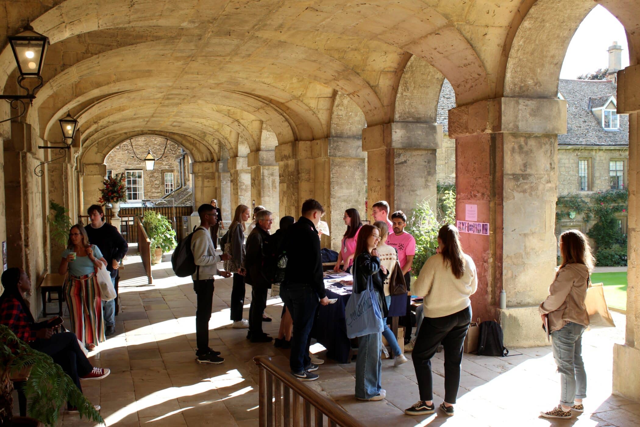 Visitors at an open day