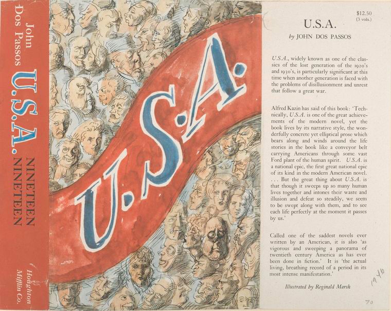 Cover of U.S.A. by John Dos Passos