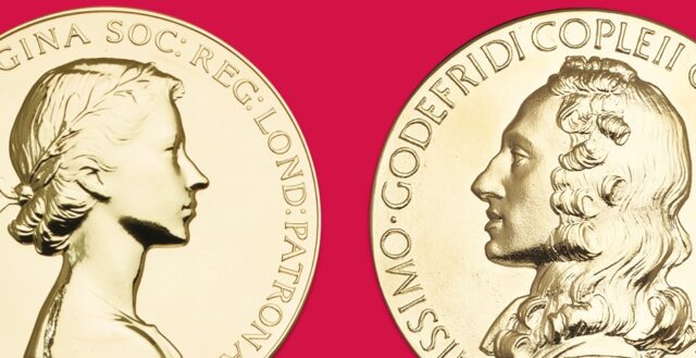 Gold Royal Society medals