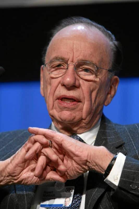 Headshot of Rupert Murdoch
