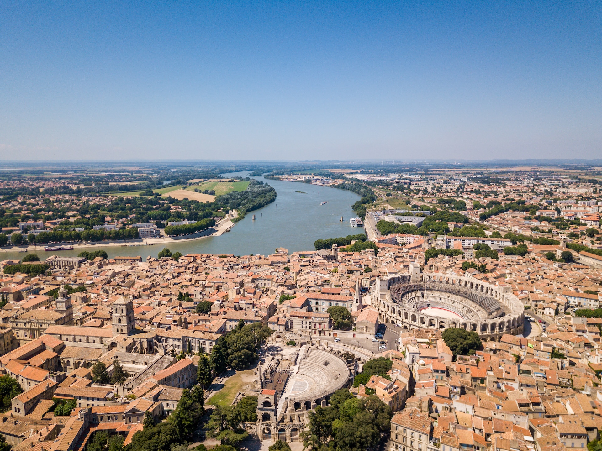 Arles cityscape