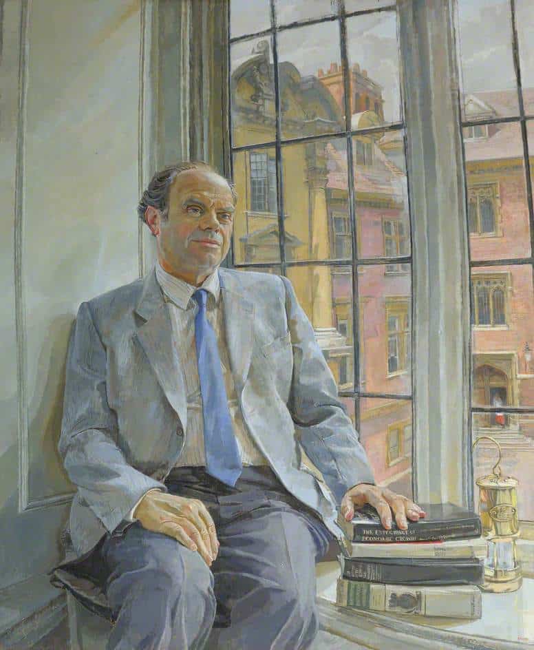 Oil painting of Barry Supple