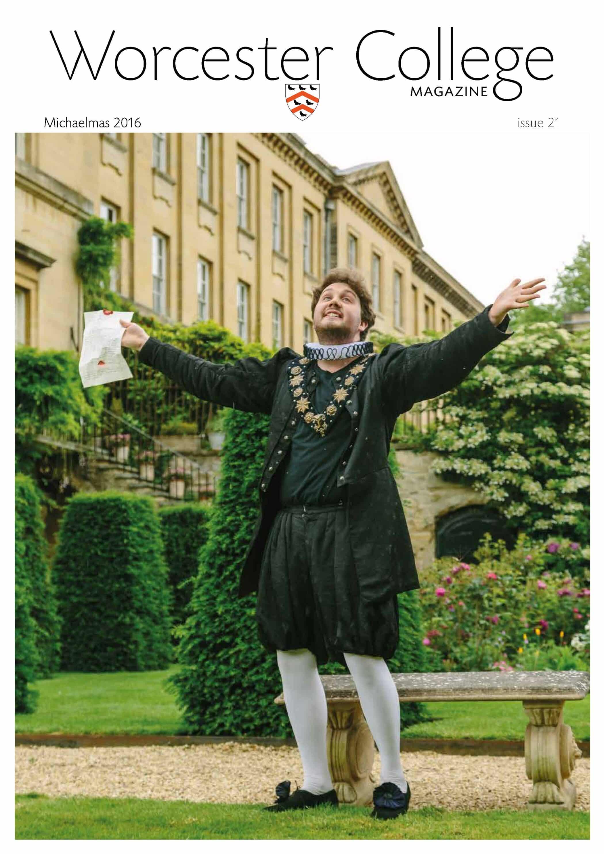 Malvolio in Twelfth Night in the Provost's Garden