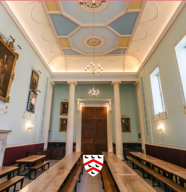 Interior of dining hall