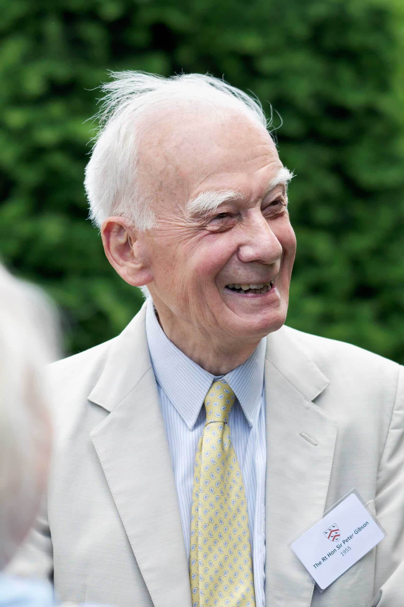 Headshot of Sir Peter Gibson