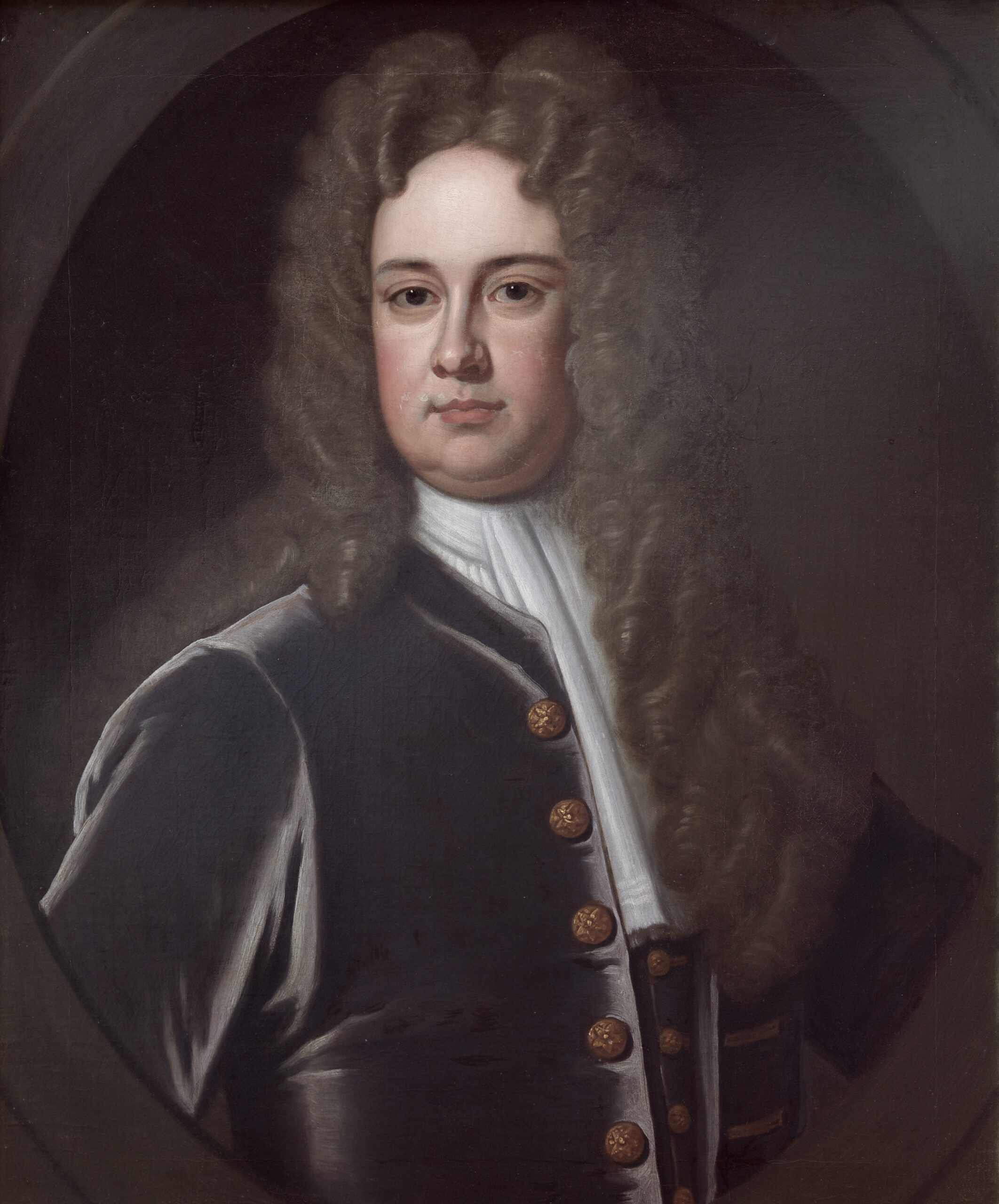 Painted portrait of George Clarke