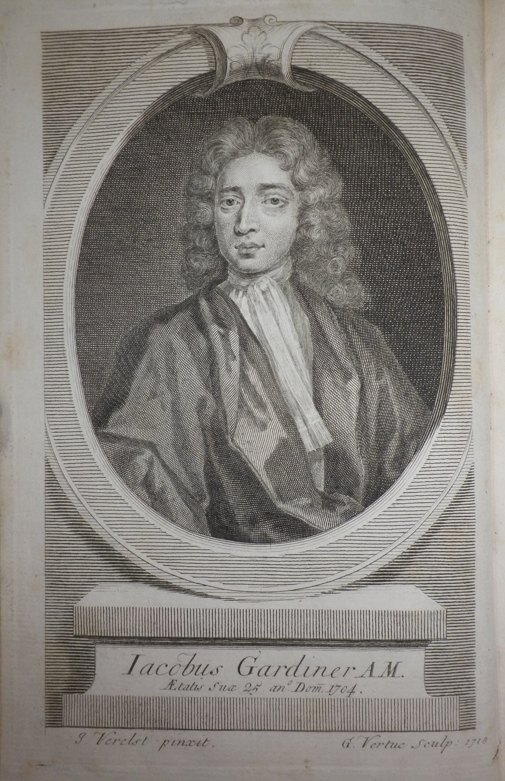 Print portrait of James Gardiner.