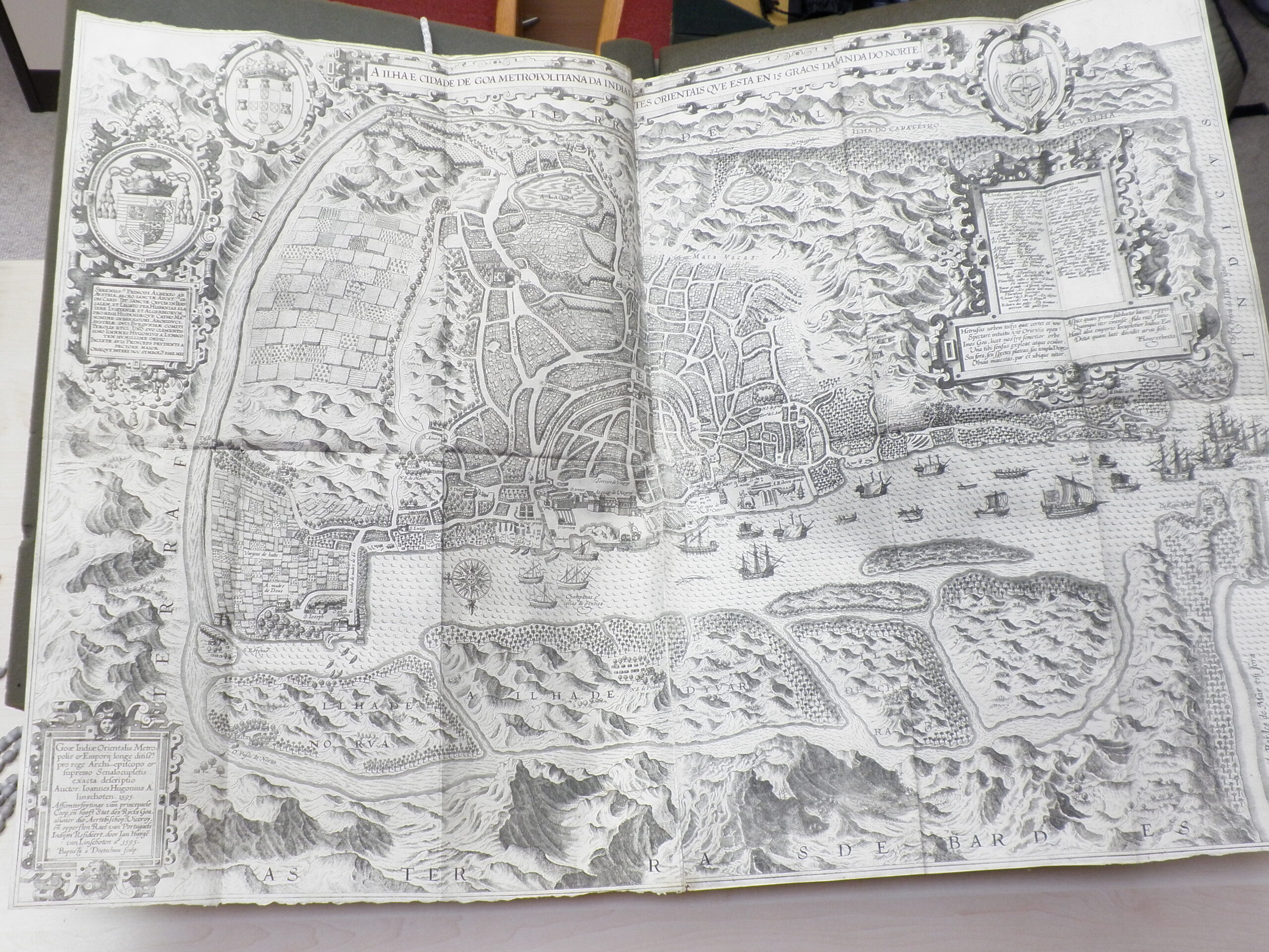 Fold-out map of Goa.