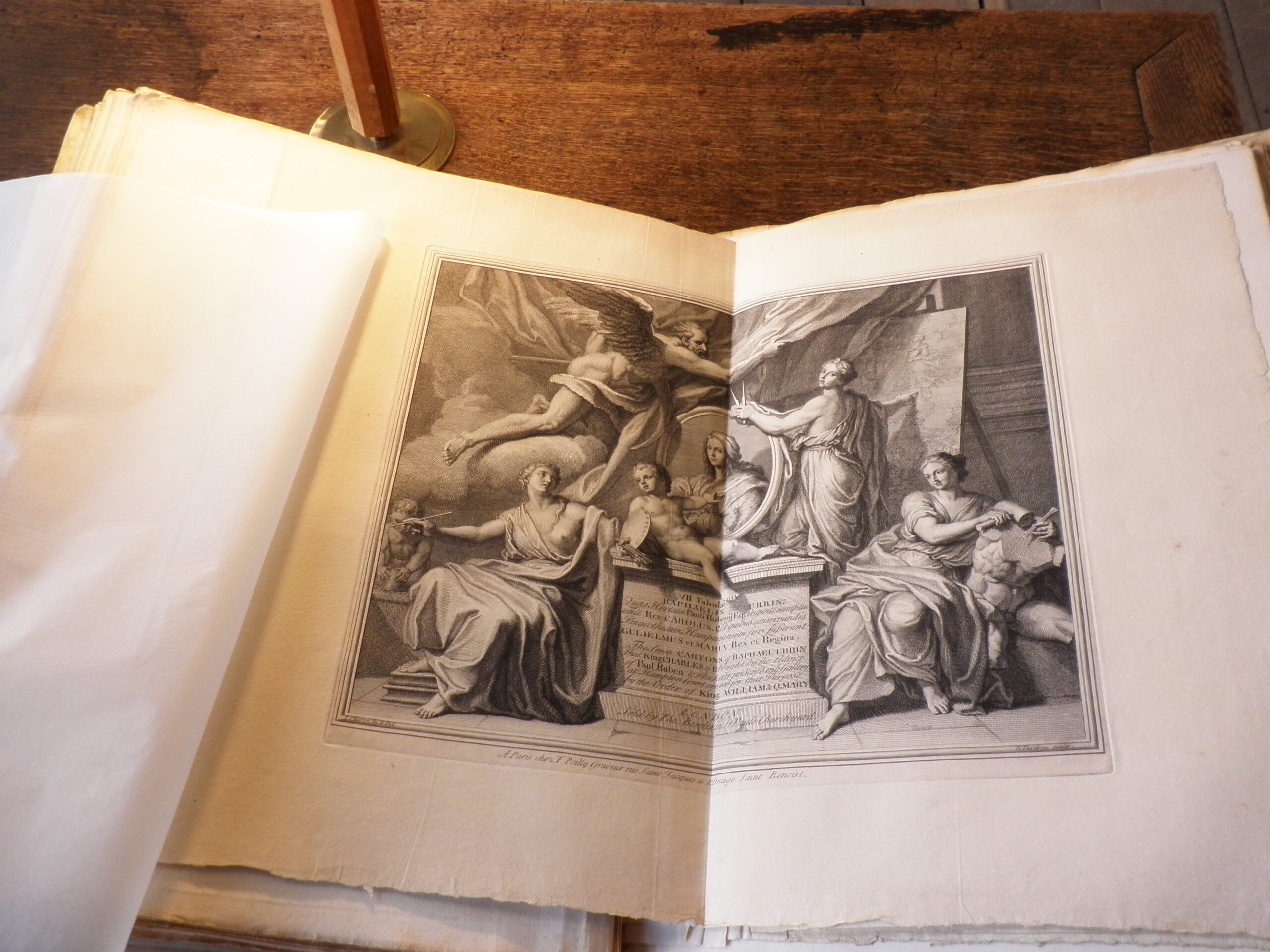 Print of the 'Seven Cartons of Raphael Urbin that King Charles ye I Bought', designed by Raphael.