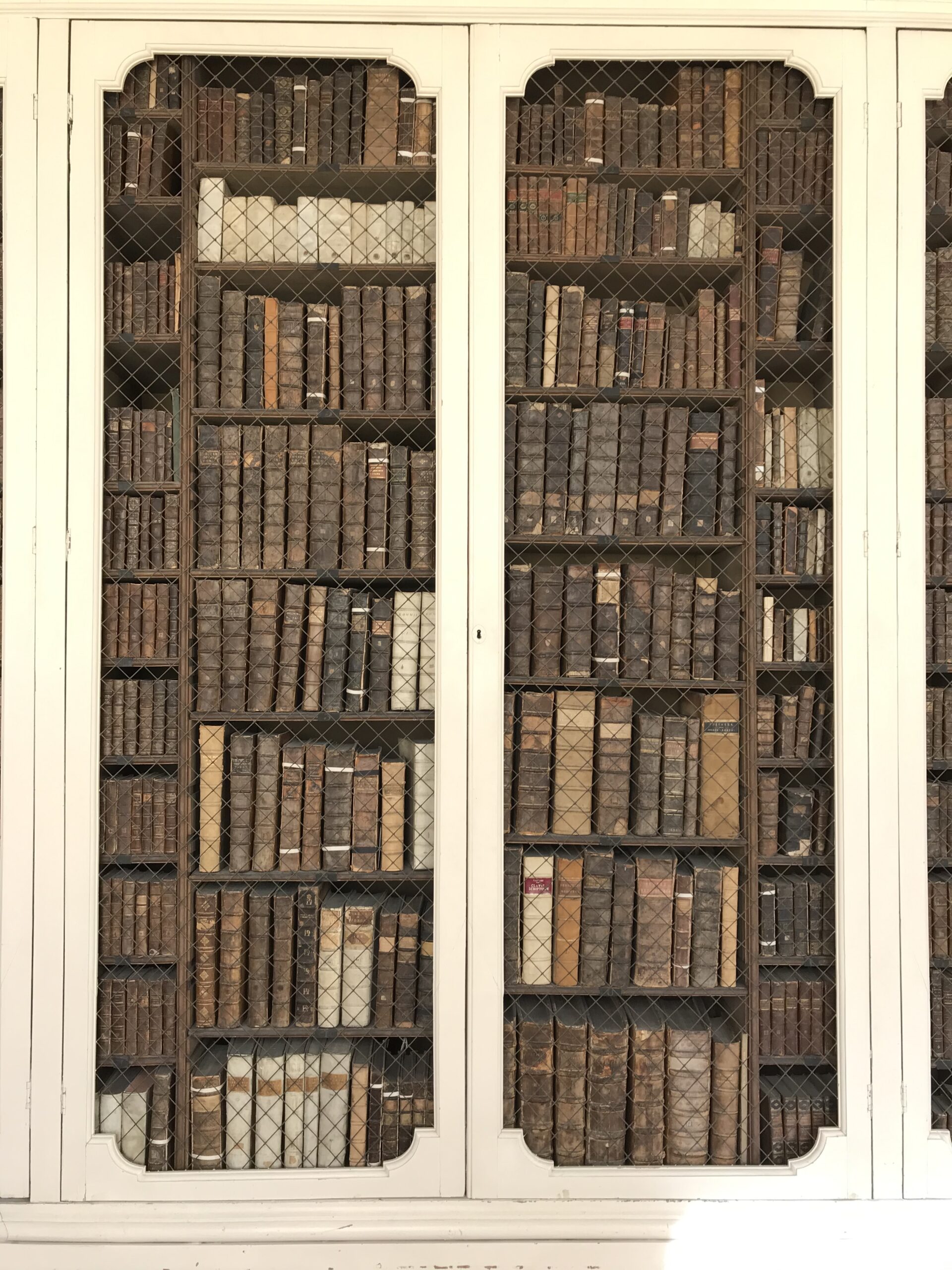 A bookcase