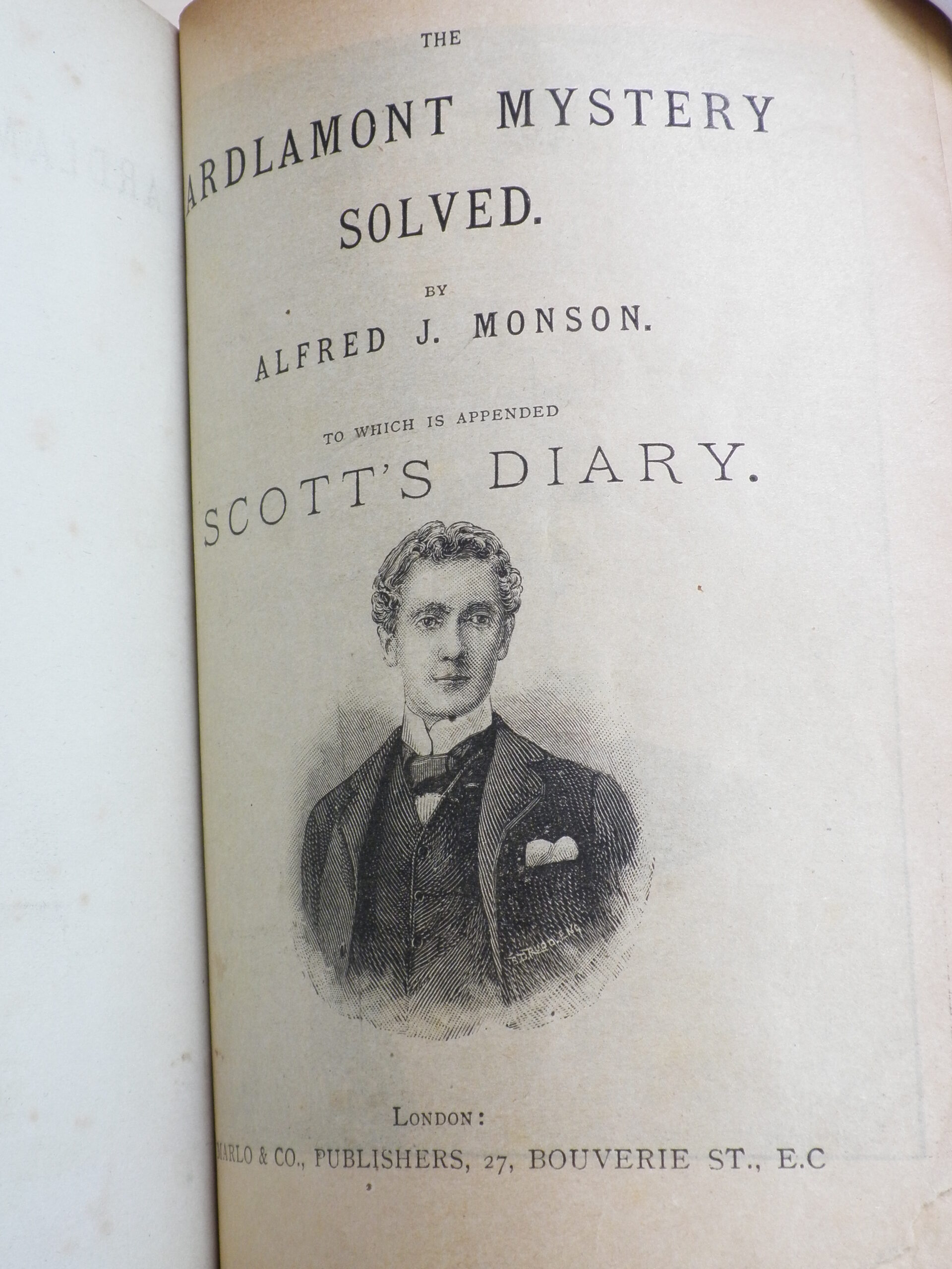 Title page of 'The Ardlamont Mystery Solved'.