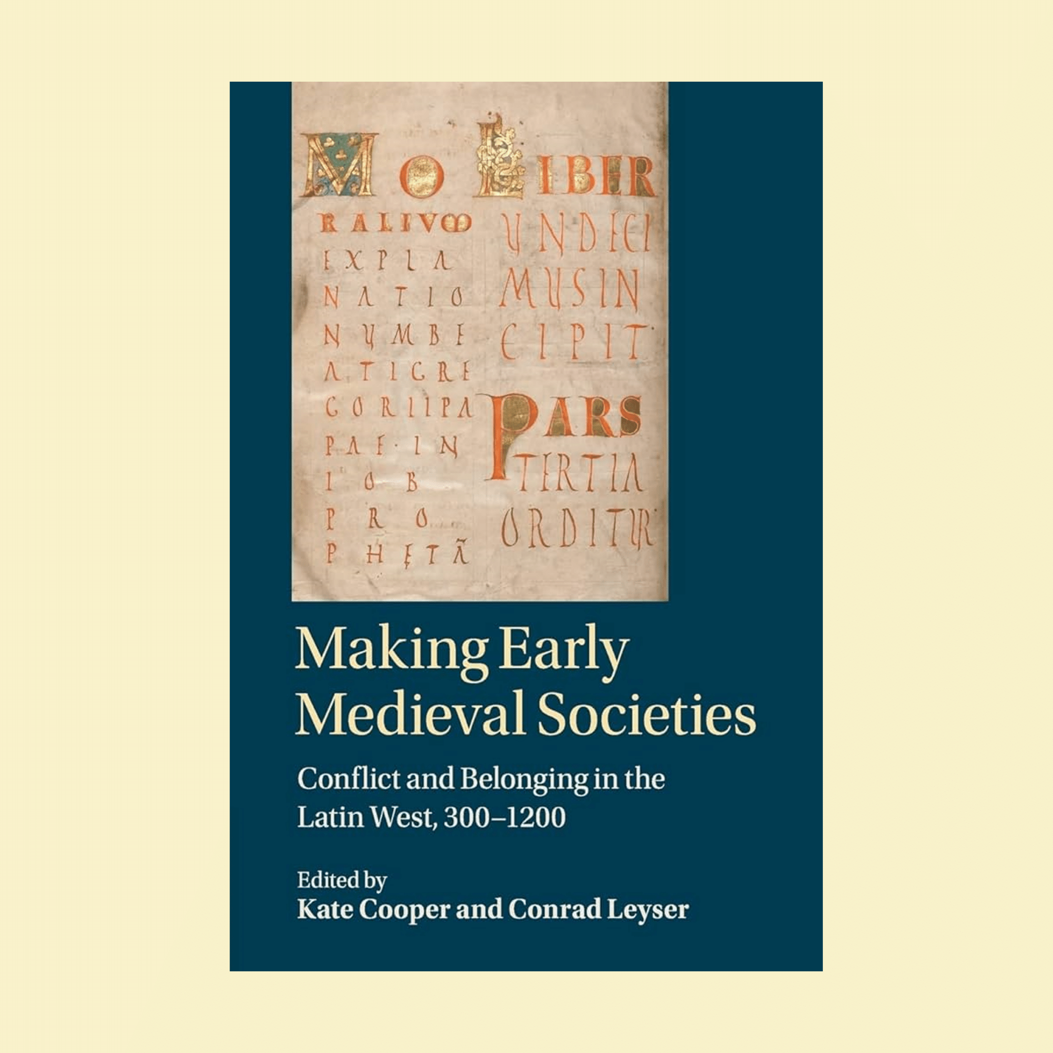 Cover of Making Early Medieval Societies