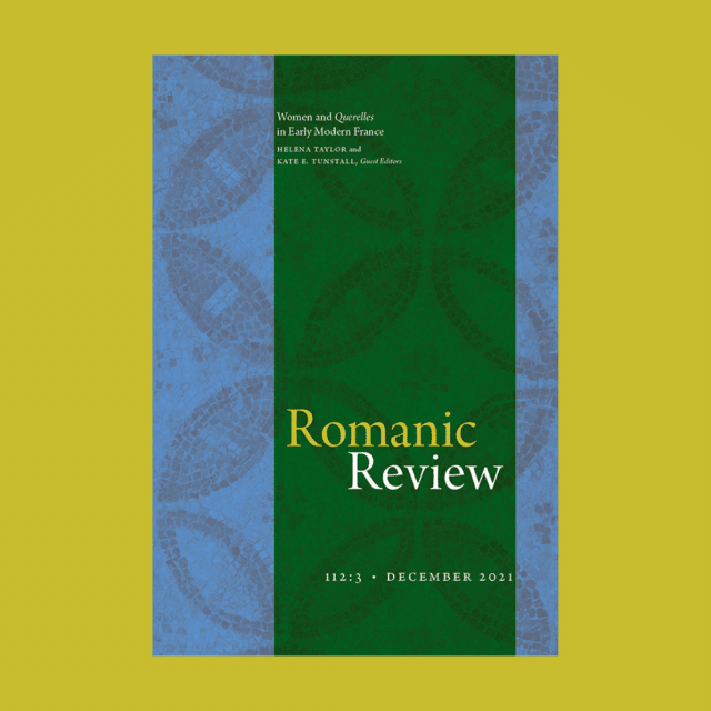 Cover of Romantic Review