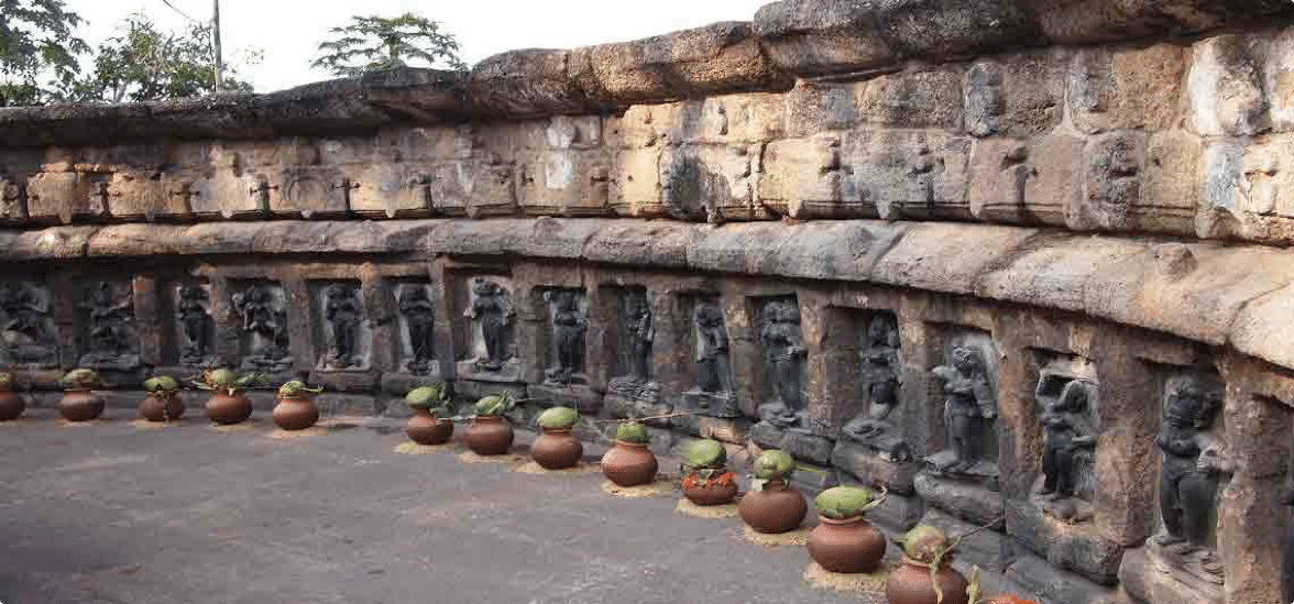 Interior of yoginī temple