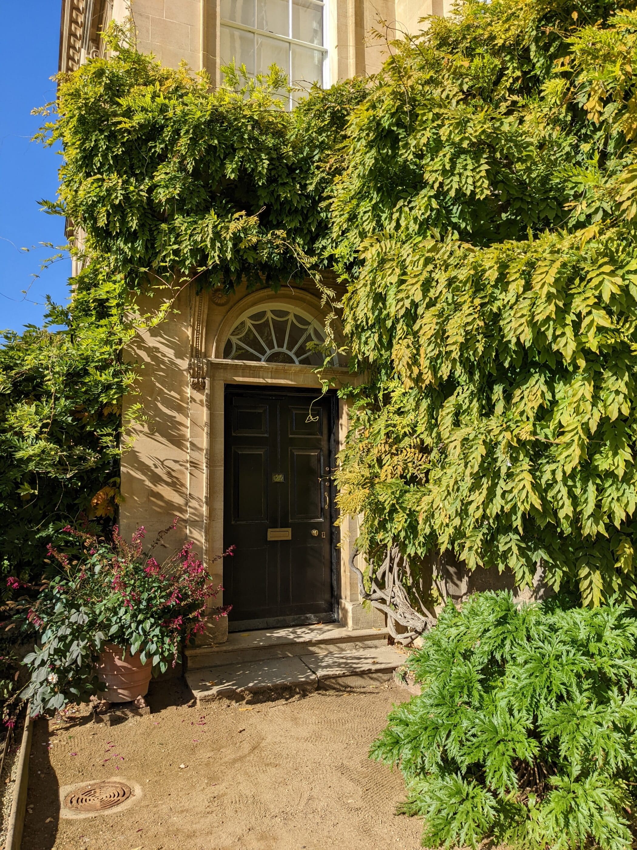 Black door to Provost's Lodgings