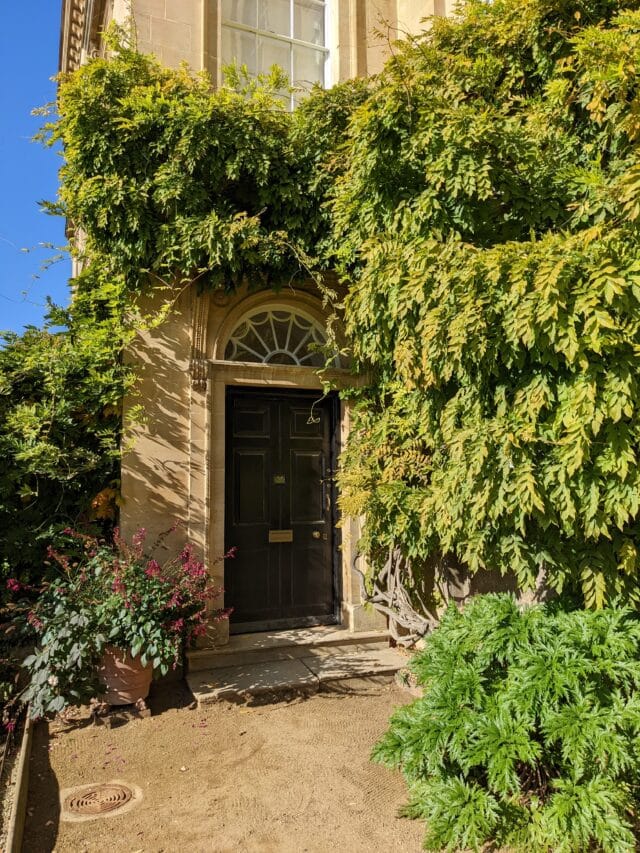 Black door to Provost's Lodgings