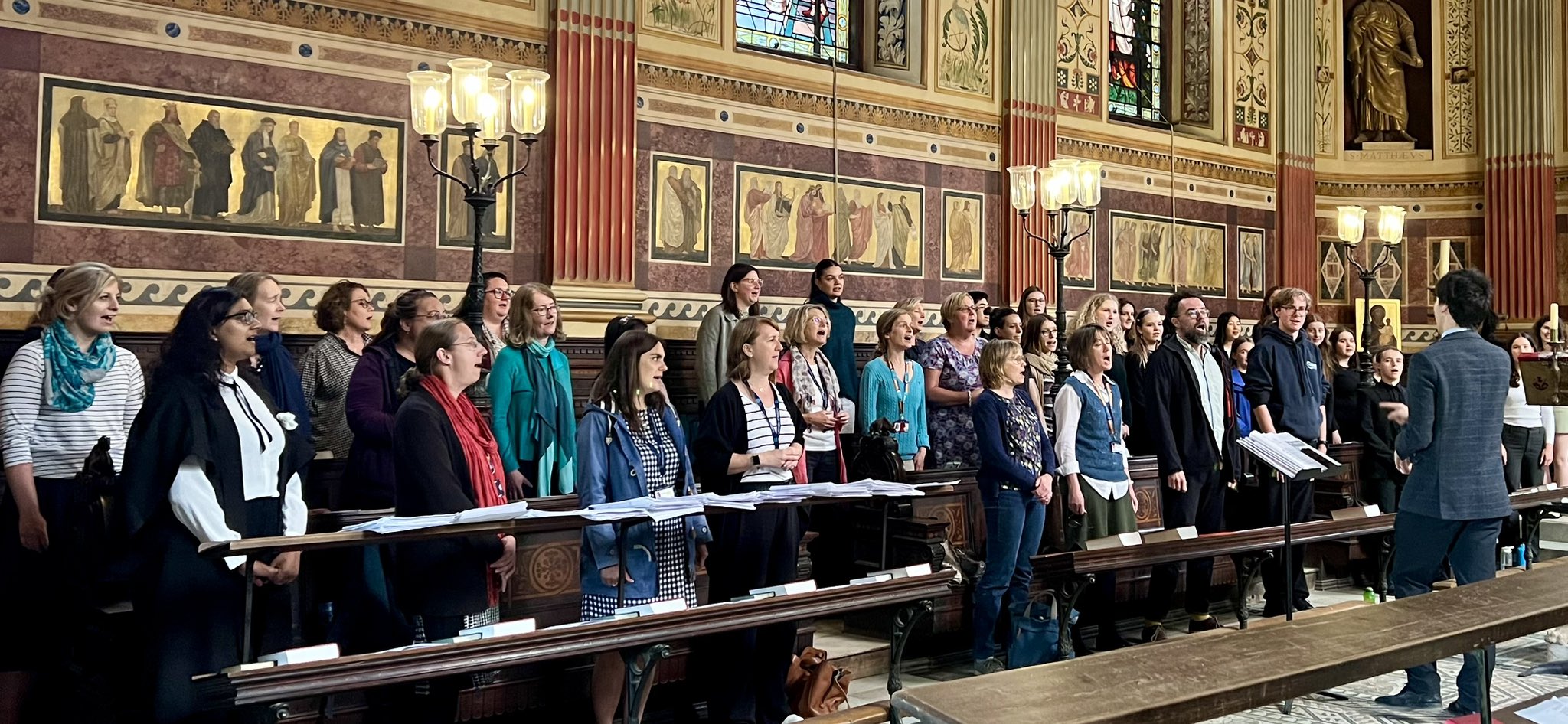 Allsorts choir singing in Chapel