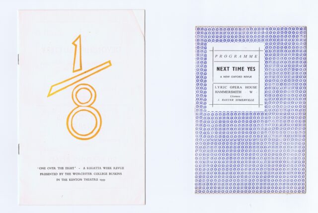 Two Buskins programme covers