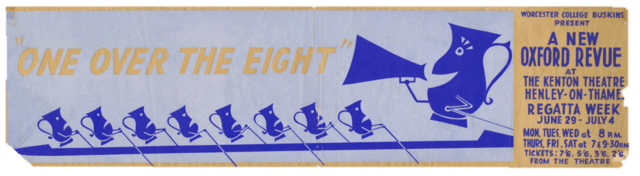 Poster for One Over the Eight with eights boat