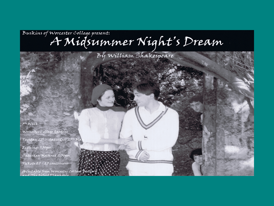 Poster for A Midsummer Night's Dream