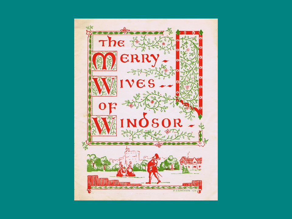 Poster for The Merry Wives of Windsor