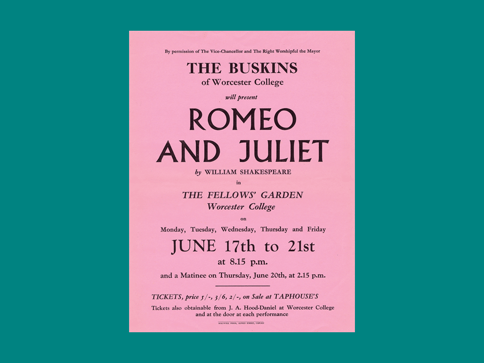Poster for Romeo and Juliet