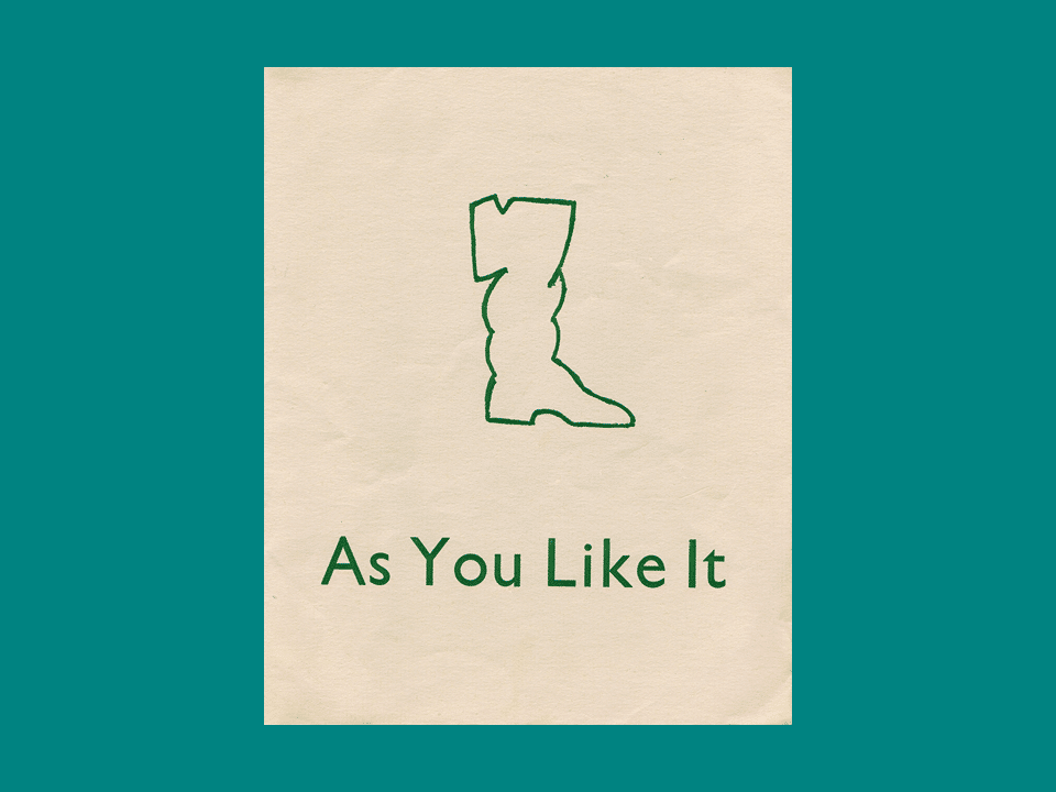 Poster for As You Like It