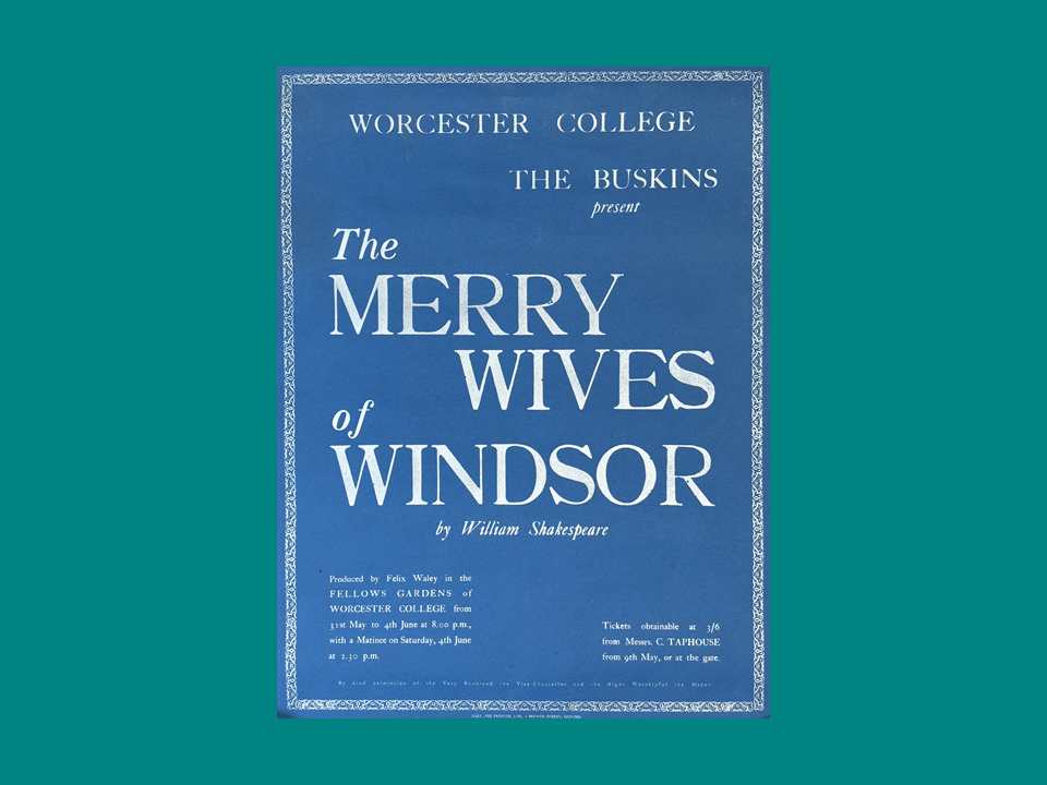 Poster for The Merry Wives of Windsor