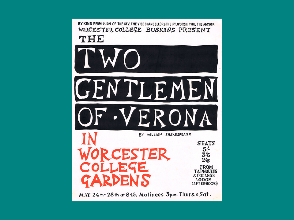 Poster for The Two Gentlemen of Verona