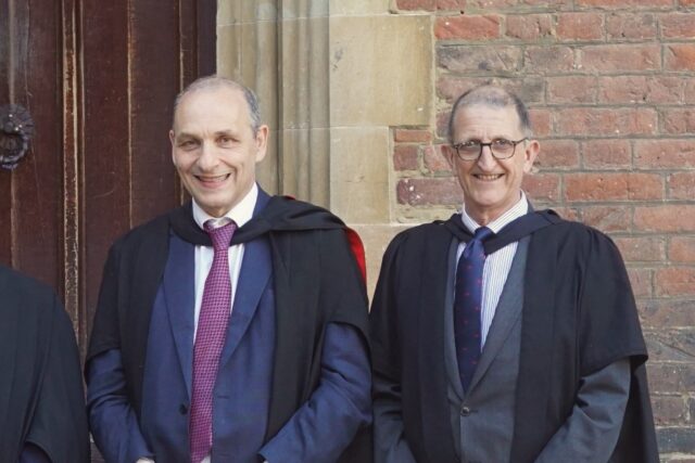 Sir John Benger and David Isaac
