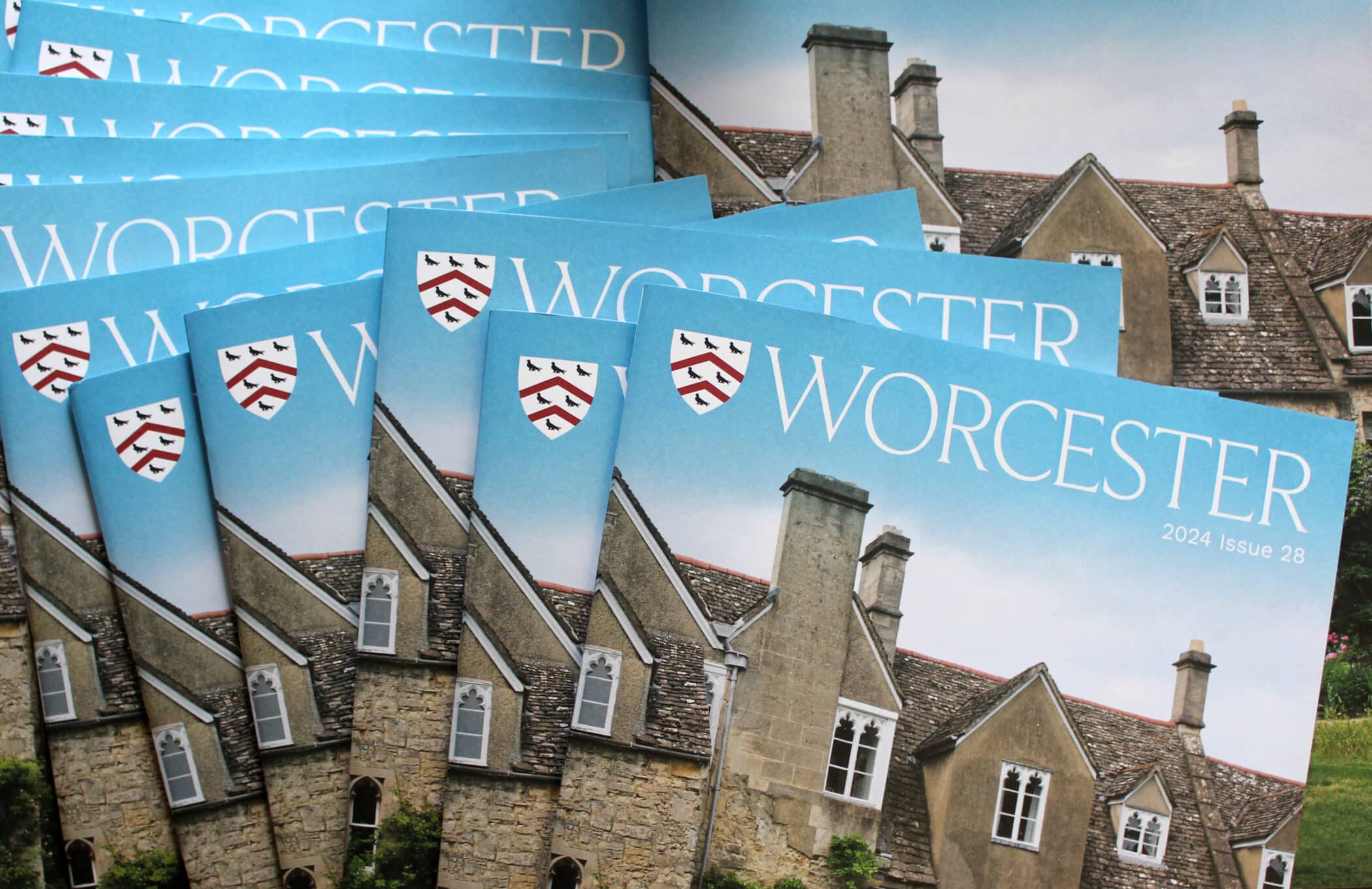 Stack of Worcester Magazines