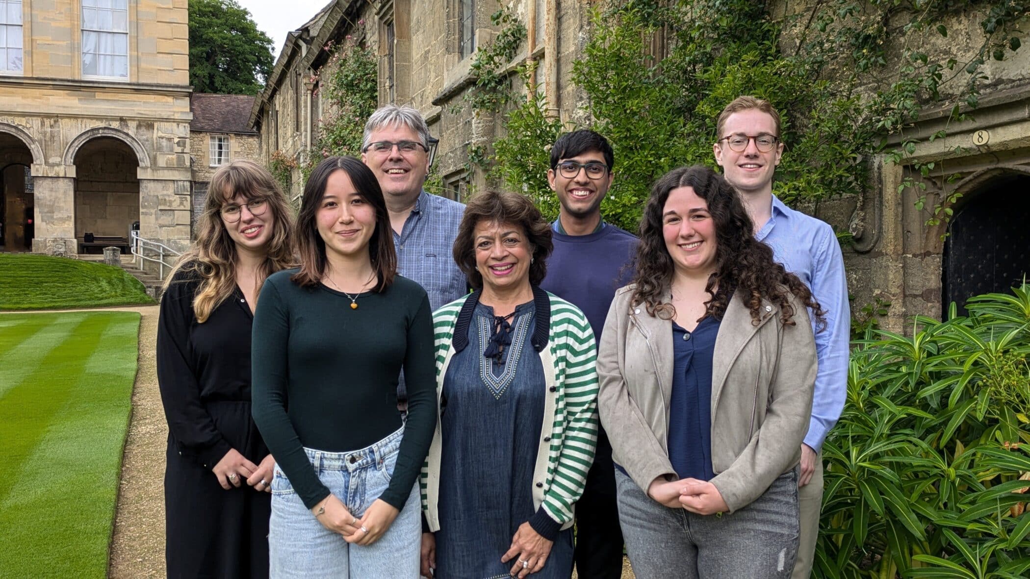 Group photo with JRCF studentship holders