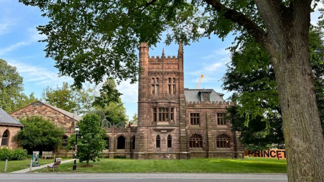 Stone buildings at Princeton University