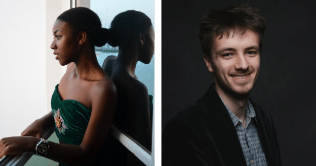 Headshots of Gabriella Liandu and Will Harmer