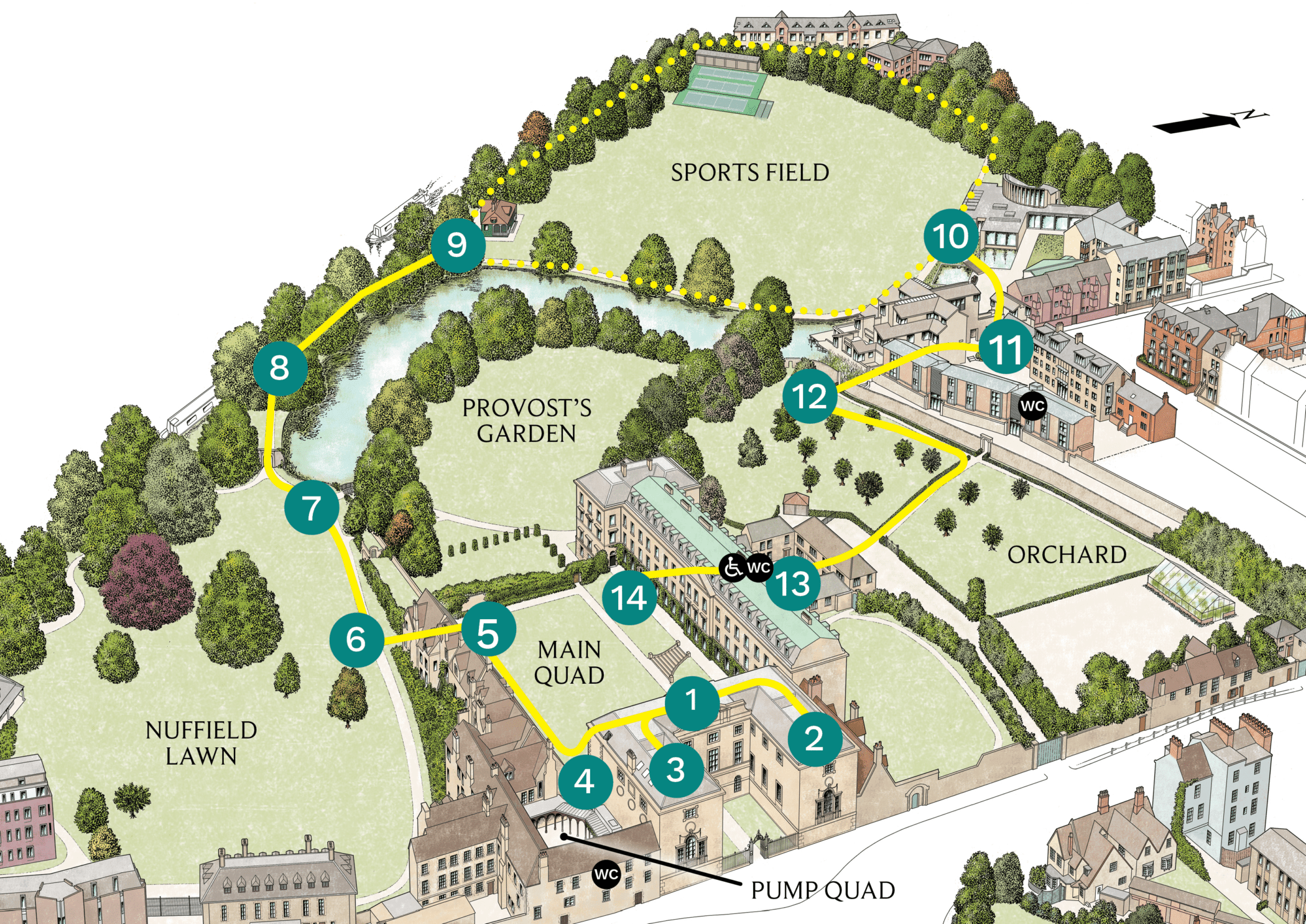 Self-guided tour