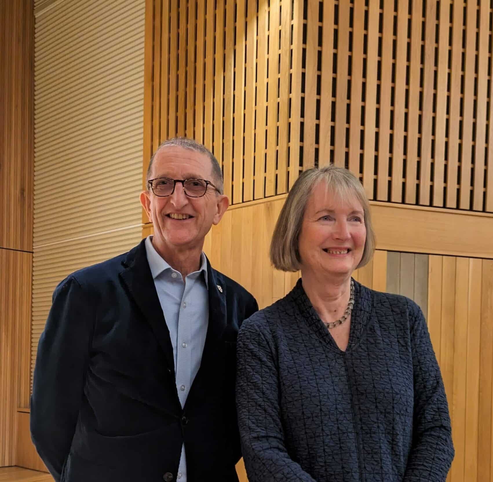 David Isaac and Harriet Harman