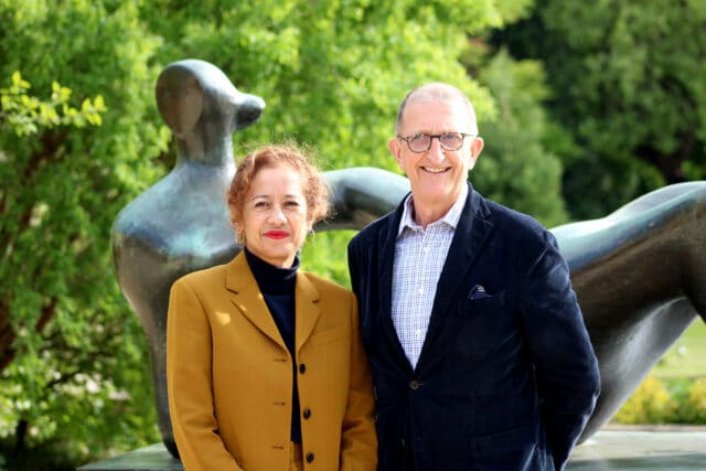 Samira Ahmed and David Isaac